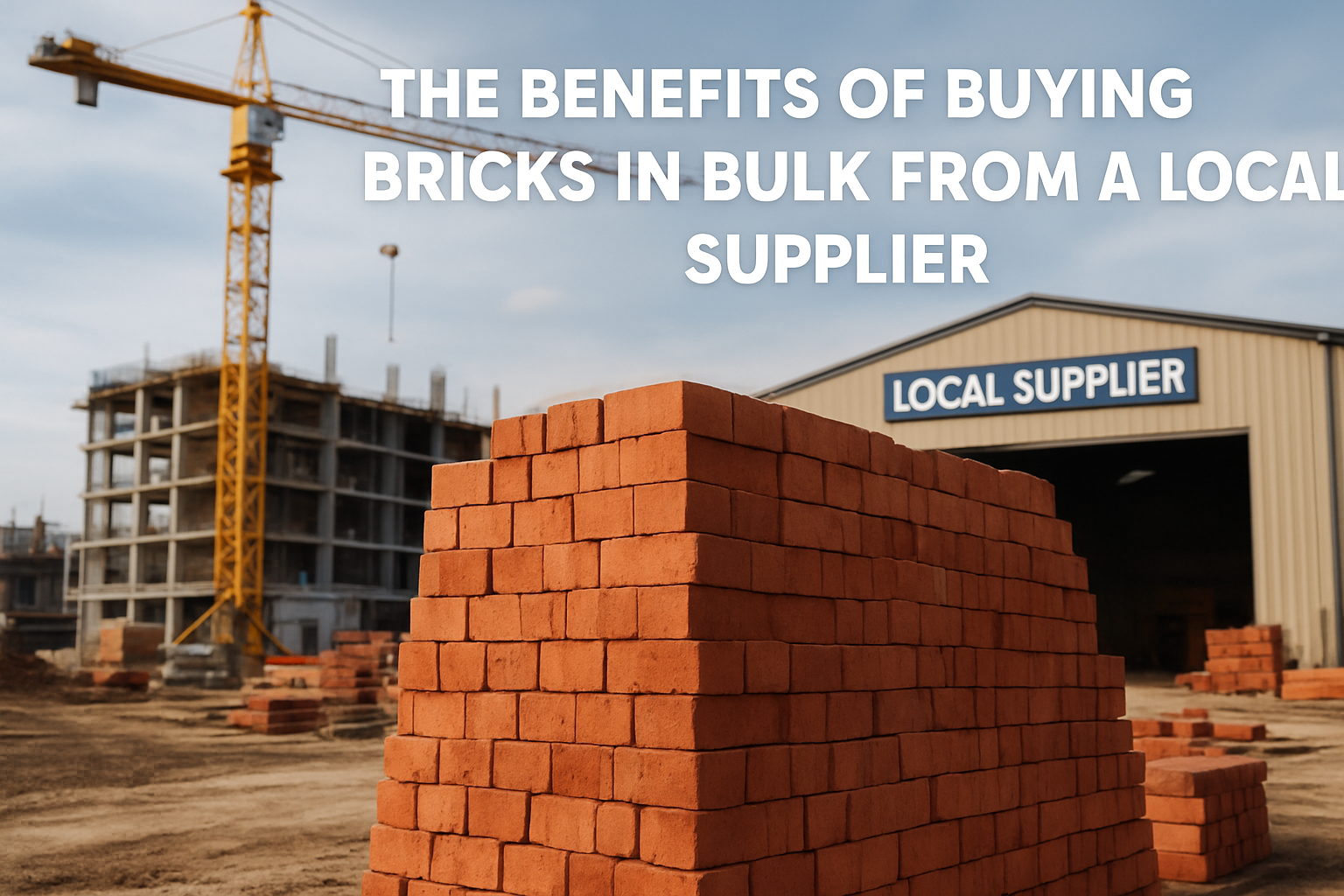 The Benefits of Buying Bricks in Bulk From a Local Supplier